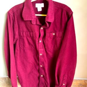 Old Navy Boys Flannel button up shirt size 8
